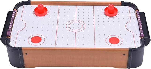 Air Hockey Game Table Air Hockey Table for Kids Tabletop Games 20 Inch Tabletop Air Hockey Table with 2 Pucks and 2 Pushers, Tabletop Air Hockey Game with Powerful Fan for Kids Game Room, Living Room