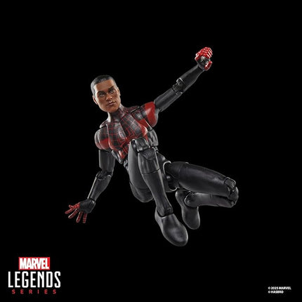 Marvel Legends Series Ultimate Miles Morales, Spider-Man Comics-Inspired Collectible 6-Inch Scale Action Figure with Character-Sized Comic Accessory
