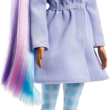 Barbie Color Reveal Advent Calendar, 1 Color Reveal Doll & 3 Pets, Clothes, Accessories & 2 Hair Extensions, 25 Surprises, for Kids