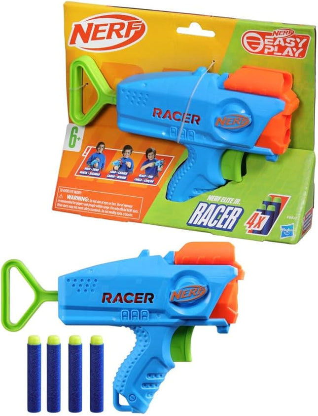 Nerf Elite Junior Racer Easy Play Dart Blaster