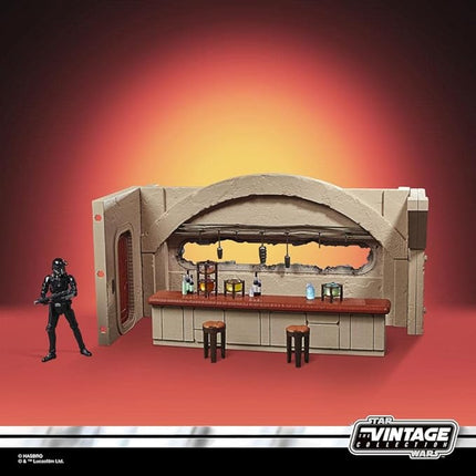 STAR WARS The Vintage Collection The Mandalorian Nevarro Cantina Playset, Imperial Death Trooper (Nevarro) Action Figure, (F3902)