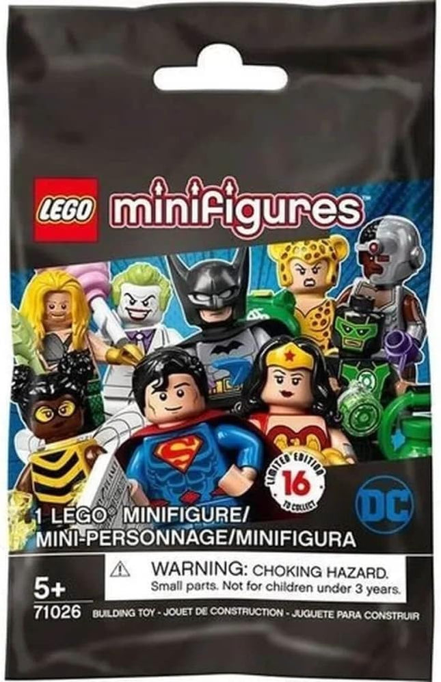 LEGO Minifigures DC Super Heroes Series 71026 Collectible Set (1 of 16 to Collect) Featuring Characters from DC Universe Comic Books, New 2020 (Single Mystery Bag)