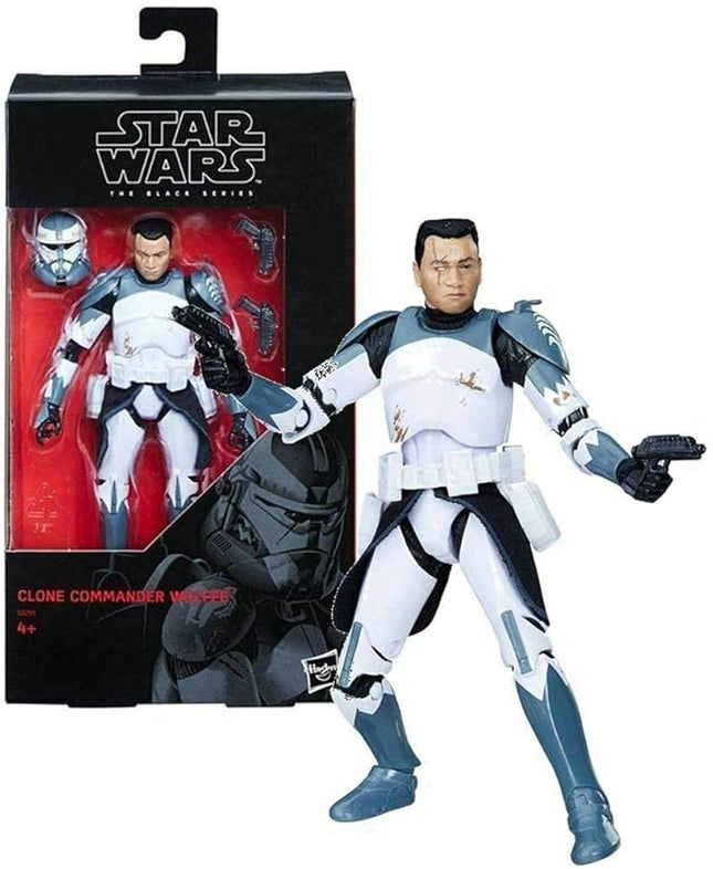 Star Wars The Clone Wars Black Series Clone Commander Wolffe Action Figure [6 Inch]