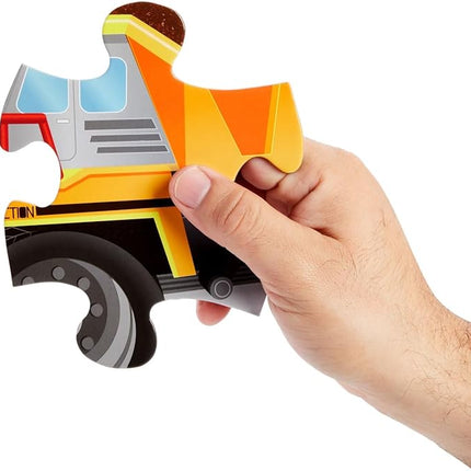 BLUE PANDA Floor Puzzle Construction Set - 48-Piece, 2 ft x 3 ft Floor Challenge - Preschool Learning & Hand Eye Coordination for Toddlers Ages 3-5