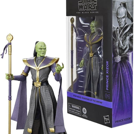 STAR WARS The Black Series Prince Xizor, Shadows of The Empire Premium Collectible 6 Inch Action Figure