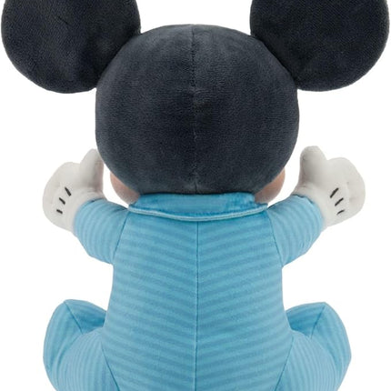 Disney Store Unisex-Children Babies Collection: Mickey Mouse Plush in Swaddle with Detailed Plush Features - Official Soft Toy - Stuffed Animals for Babies - Perfect for Fans & Kids