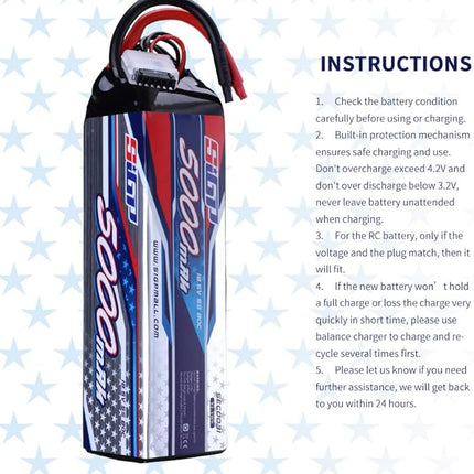 Not Yet SIGP 5S Lipo Battery 5000mAh 18.5V 80C Soft Pack for RC Helicopter Airplane FPV Drone Quadcopter Racing Hobby