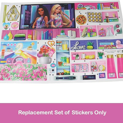 Replacement Parts for Barbie Doll Dreamhouse Doll House Playset HMX10 - Replacement Set of Labels - Stickers