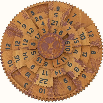 Project Genius Grecian Computer Mechanical Math Puzzle, Wooden Brainteaser Gift for History Buffs and Smart Kids, Teens, and Adults - True Genius Series Inspired by The Ancient Antikythera Mechanism