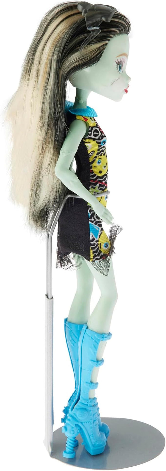 Plymor DSP-5125S Silver Adjustable Doll Stand, fits 10, 11, and 12 inch Slim Waist Dolls, Waist is 1.125" - 1.5" wide, 3.25" - 4" around, Pack of 6
