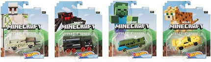 Hot Wheels 2020 1:64 Gaming Characters Cars Minecraft Complete Set of 7