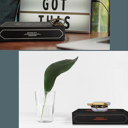 6PCS Metal Puzzle Box and 3D Brain Teasers for Adults Teens, Challenging IQ Logic Games, Gift for Christmas, Valentine's Day, Birthday, Anniversary & Family Party Game