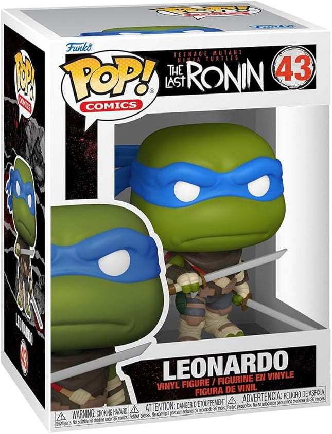 Funko Pop Comics: Teenage Mutant Ninja Turtles (TMNT) LR - Leonardo - TMNT Comics - Collectable Vinyl Figure - Gift Idea - Official Merchandise - Toys for Kids & Adults - Superheroes Fans