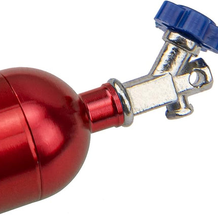 2Pack Vgoohobby Simulation Nitrogen Bottle Decoration Part Accessory Compatible with Traxxas TRX4 Axial SCX10 RC4WD Tamiya CC01 D90 90046 1/10 RC Crawler (Red)