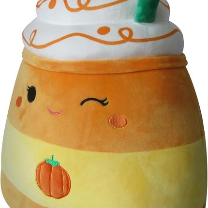 Squishmallows Original 14-Inch Delindy Orange Pumpkin Spice Latte - Large Ultrasoft Official Jazwares Plush