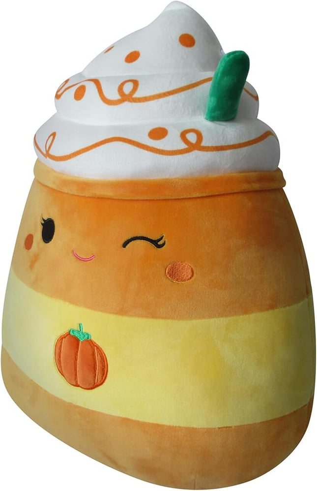 Squishmallows Original 14-Inch Delindy Orange Pumpkin Spice Latte - Large Ultrasoft Official Jazwares Plush
