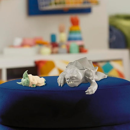 STAR WARS The Bounty Collection Taming The Beast Pack, Rancor & Grogu Mini Action Figures, 2.25-Inch Scale Toys for 4 Year Old Boys & Girls