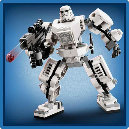 LEGO 75370 Star Wars The Stormtrooper Robot, Buildable Figure Model with Articulated Parts, Minifigure and Blaster Tenon Launcher, Toy for Kids, Boys and Girls from 6 Years Old