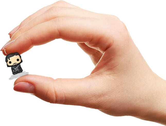 Funko Pop Bitty: Game of Thrones - Jon Snow, Ghost, White Walker, & Mystery Chase Figure - (Styles May Vary) and A Surprise Mystery Mini Figure - 0.9 Inch (2.2 Cm) Collectable - Gift Idea