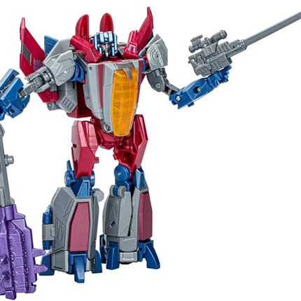 Transformers Toys Studio Series Voyager War for Cybertron 06 Gamer Edition Starscream, 6.5-inch Converting Action Figure, 8+