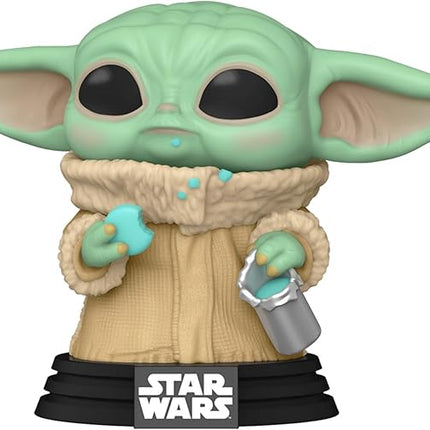 Funko POP! Star Wars: The Mandalorian - Grogu (The Child, Baby Yoda) with Cookie - Collectible Vinyl Figure - Gift Idea - Official Merchandise - for Kids & Adults - TV Fans