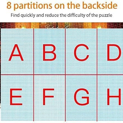 Wooden Puzzle 1000 Pieces for Adults, 29.5 x 19.7 in,Wonderland