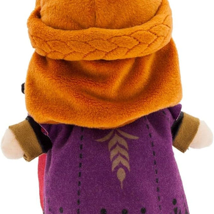 Disney Store Official Anna nuiMOs Plushie - Soft Plush with Embroidered Features, Poseable Hands & Turning Head, Magnetic Hands for Holding, 6 Inches, Dress Up with nuiMOs Outfits