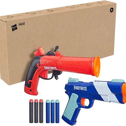 Nerf Fortnite Dual Pack with Two Fortnite Blasters and Six Nerf Elite Arrows