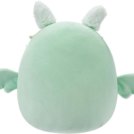 Squishmallows Original 7.5-Inch - Tove The Mint Green Mothman with Flower Crown and Fuzzy Belly