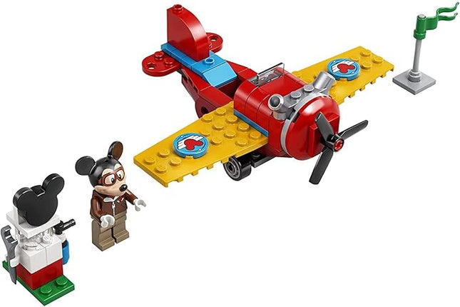 LEGO Disney Mickey and Friends Mickey Mouse’s Propeller Plane 10772 Building Kit Toy; Perfect for Creative Play; New 2021 (59 Pieces), Multicolor