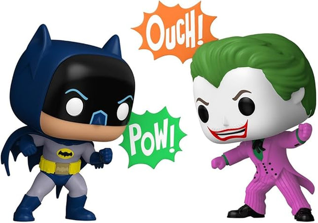 Funko POP! Heroes: Batman's 85th Anniversary - Joker/Batman, 2-Pack - DC Comics - Collectable Vinyl Figure - Gift Idea - Official Merchandise - for Kids & Adults - Comic Books Fans