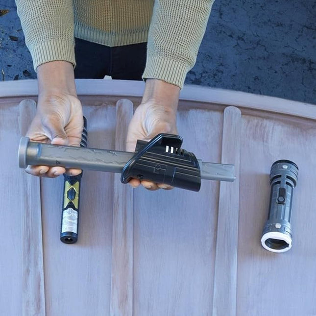 STAR WARS Lightsaber Forge Darksaber Electronic Extendable Black Lightsaber Toy, Customizable Roleplay Toy for Kids Ages 4 and Up (Amazon Exclusive)