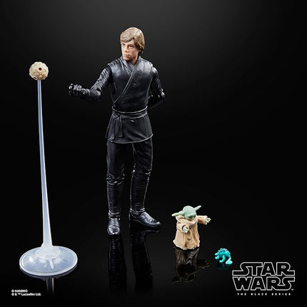 STAR WARS The Black Series Luke Skywalker & Grogu, The Book of Boba Fett, 6-Inch Action Figures, 2-Pack with 9 Accessories, Ages 4 and Up