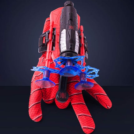 keivon Spider Gloves Man Web Shooter for Kids, Launcher Spider Kids Plastic Cosplay Glove Hero Movie Launcher Wrist Toy Set Funny Decorate Children Funny Educational Toys