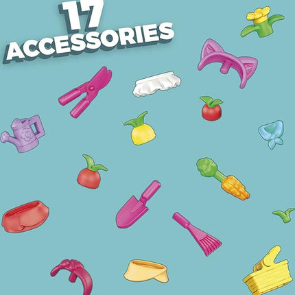 MEGA Barbie Toy Building Set - Farmer's Market With 3 Micro-Dolls, 4 Pets and Accessories - Easy To Build Set For Ages 4 and Up