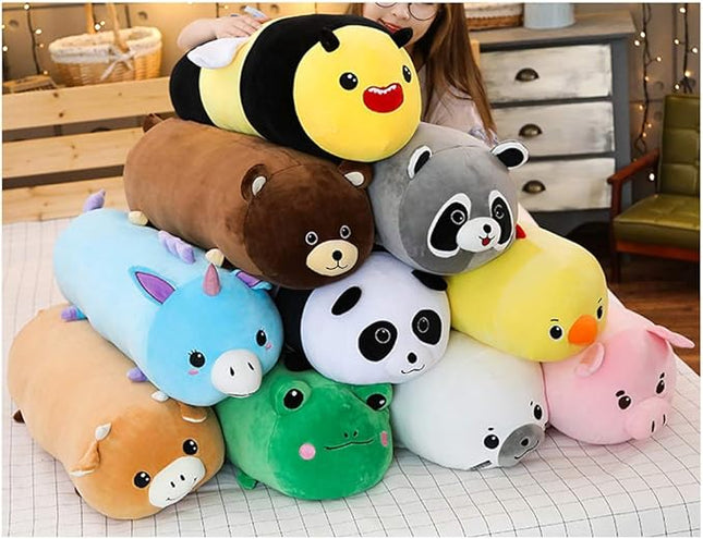 Seal Plush Pillow, Soft Seal Stuffed Animal Toy Cute Plush Animal Hugging Pillow Gifts for Kids Birthday,Christmas,Valentine 23.6"
