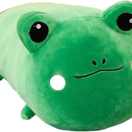Frog Plush Pillow, Soft Frog Stuffed Animal Toy Hugging Pillow Gifts for Kids Birthday,Christmas,Valentine 23.6"