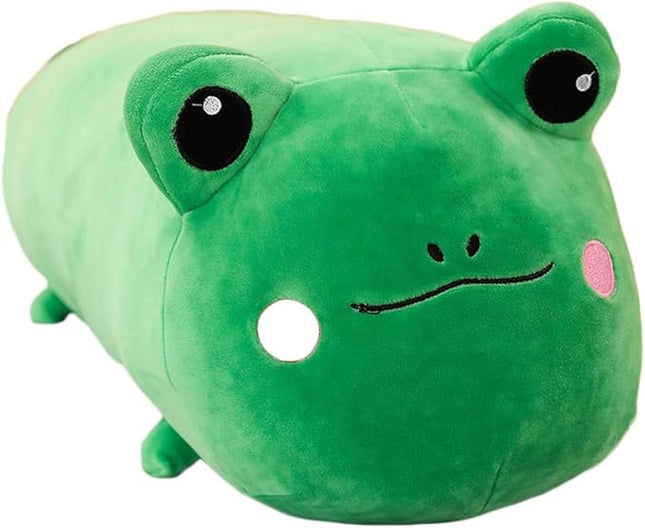 Frog Plush Pillow, Soft Frog Stuffed Animal Toy Hugging Pillow Gifts for Kids Birthday,Christmas,Valentine 23.6"