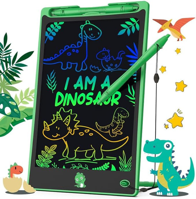 Hockvill LCD Writing Tablet for Kids 8.8 Inch, Toys for Girls Boys Drawing Pad for 3 4 5 6 7 Year Old Kid, Toddler Magnetic Doodle Board Travel Essentials, Birthday Valentines Gifts for Kids (Green)