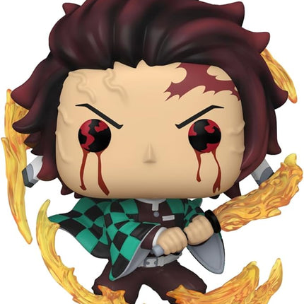 Funko POP Animation: DS - Tanjiro Kamado - (Sun Breathing) - Demon Slayer - Collectable Vinyl Figure - Gift Idea - Official Merchandise - for Kids & Adults - Anime Fans - Model Figure for Collectors