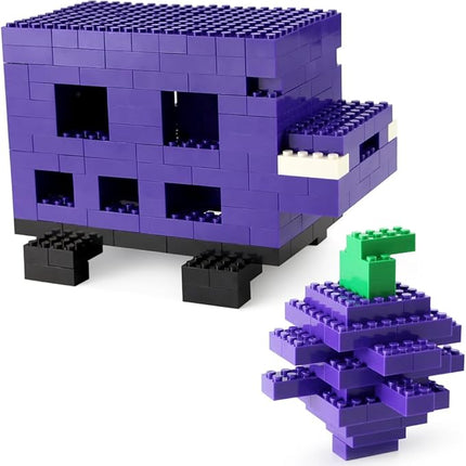 Feleph 100pcs 2x4 Bricks Dark Purple Pieces Parts Classic Building kit Creative Play Set Basic Blocks Toy Accessories Compatible with 3001 Major Brands