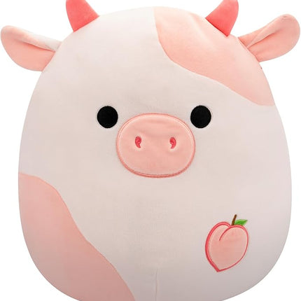 Squishmallows Original 14-Inch Lilaz Peach Cow - Official Jazwares Plush (Large)