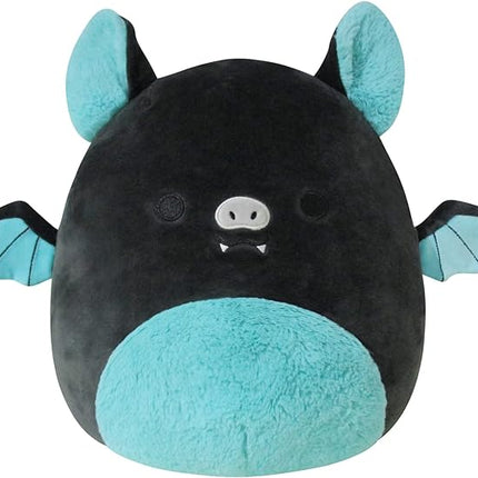 Squishmallows 12-Inch Aldous Teal and Black Fruit Bat - Medium-Sized Ultrasoft Official Kelly Toy Plush