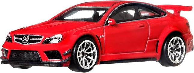 Hot Wheels Car Culture Circuit Legend Mercedes-Benz C63 AMG Coupe Black Series, Premium 1:64 Scale Die-Cast Vehicle