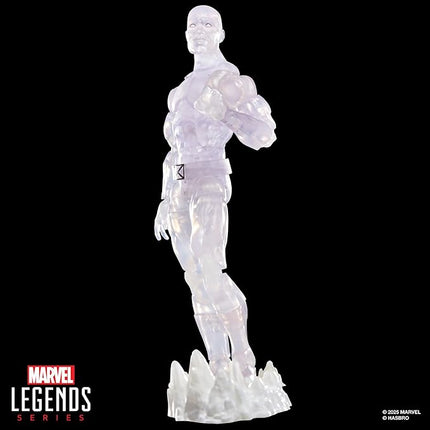 Marvel Legends Series Secret Wars Ice Man, X-Men Retro Comics Collectible 6-Inch Action Figure with Shield