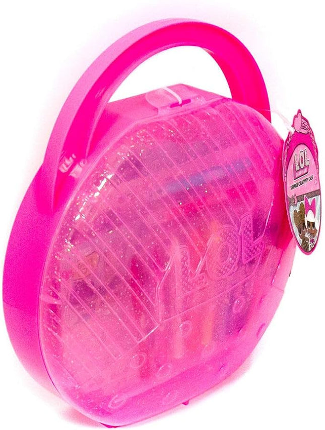 L.O.L. Surprise! Creativity Case by Horizon Group USA,Create, Play & Store,DIY Activity Case Including Paper Dolls,Coloring Pages,Makers,Crayons,Glitter Glue,Scratch Art,Stickers & More.Hot Pink