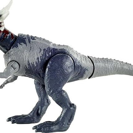 Mattel Jurassic World Toys Camp Cretaceous Stygimoloch Stiggy Savage Strike Dinosaur Figure, Smaller Size, Attack Move Iconic to Species, Movable Arms & Legs, Ages 4 Years Old & Up
