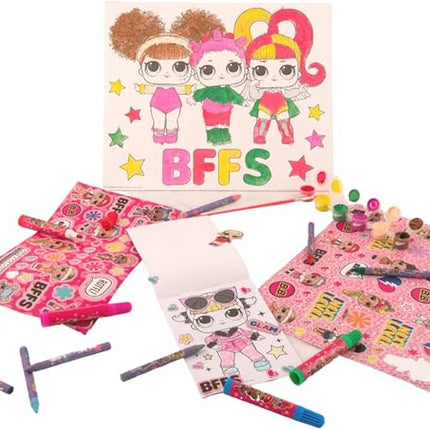 LOL Surprise Creative Coloring Canvas Painting and Activity Set for Kids, 1000+ pcs