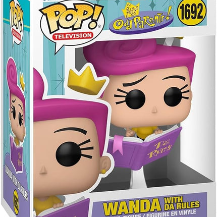 Funko Pop TV: Fairly Odd Parents - Wanda with Da Rules - Collectable Vinyl Figure - Gift Idea - Official Merchandise - Toys for Kids & Adults - Cartoon/Animation Fans