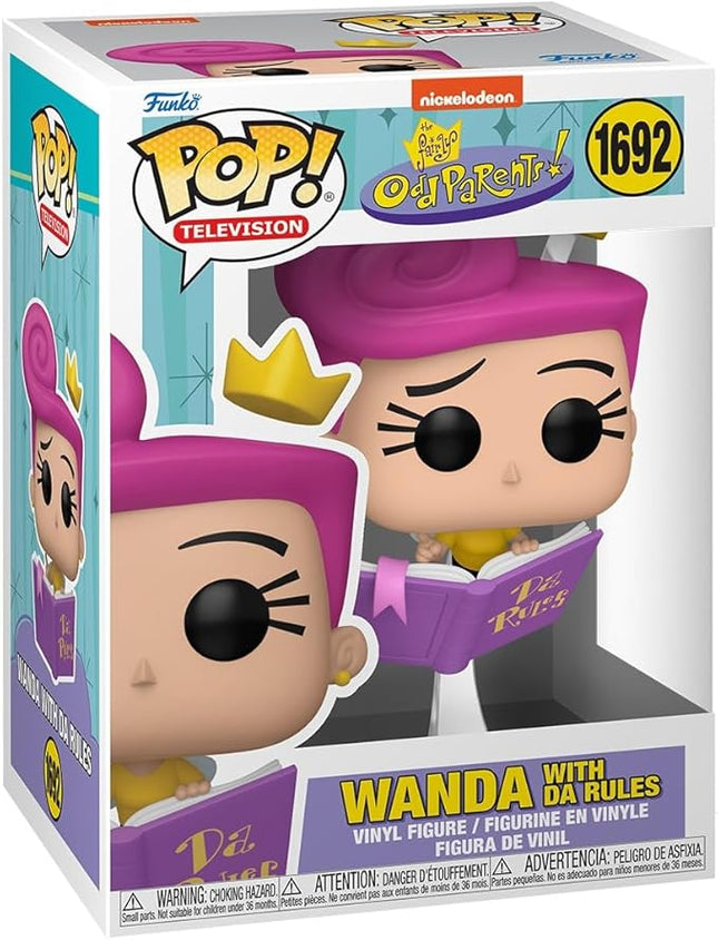 Funko Pop TV: Fairly Odd Parents - Wanda with Da Rules - Collectable Vinyl Figure - Gift Idea - Official Merchandise - Toys for Kids & Adults - Cartoon/Animation Fans